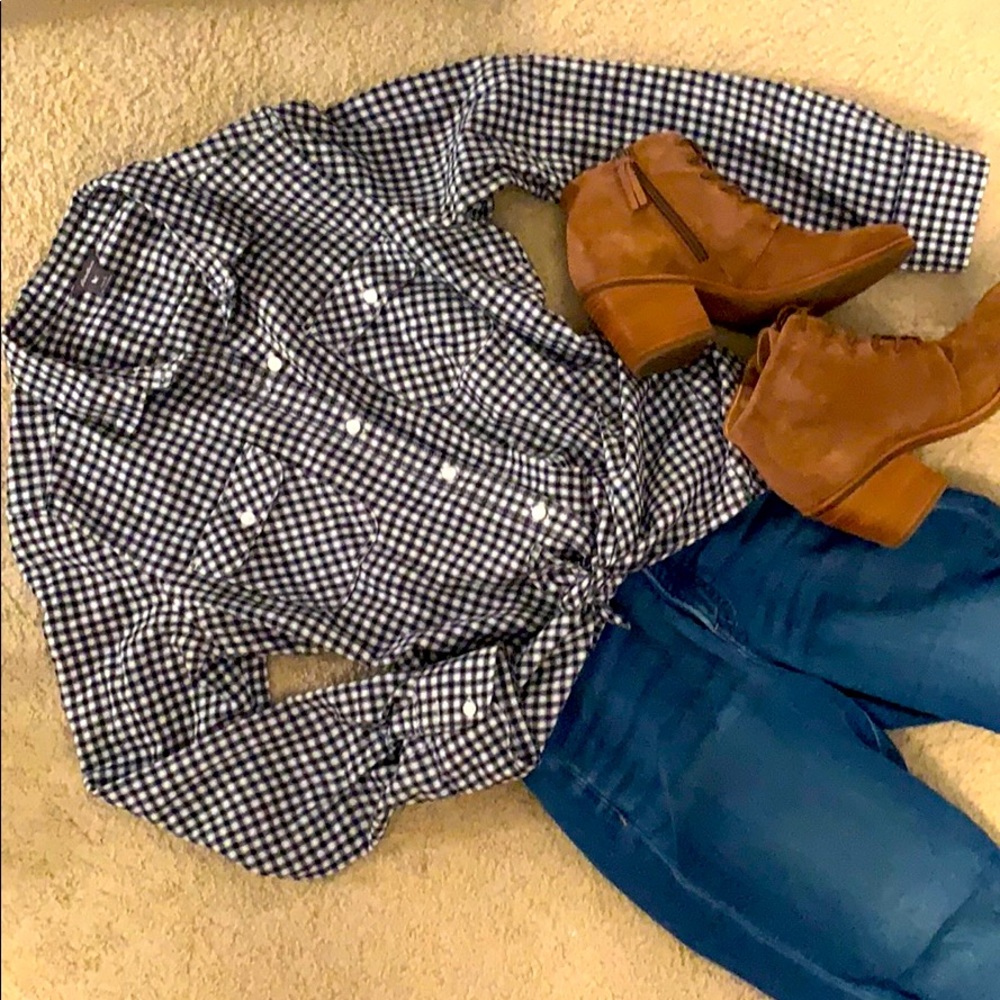 Eddie Bauer Flannel Button Up - image 1